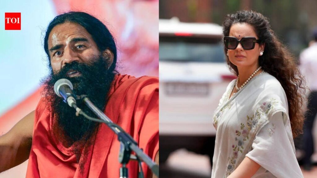 ‘Don’t daydream about my jawani’: Kangana Ranaut hits back at Baba Ramdev over Gen Z remarks | Delhi News