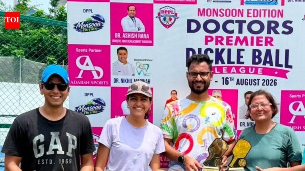 Varun Shekhawat, Ashish Gupta, Purvi emerge champions at Doctors Premier Pickleball League Monsoon Edition | Jaipur News