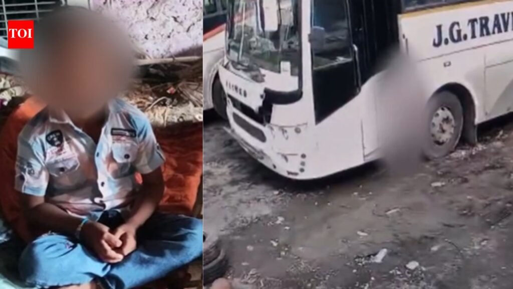 7-year-old dies in Vadodara after neck gets trapped in hydraulic bus door | Vadodara News