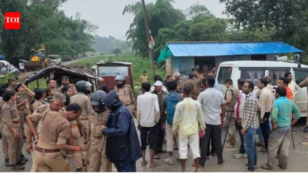 Forest, revenue team attacked during anti-encroachment drive in Chandauli; 18 detained | Varanasi News
