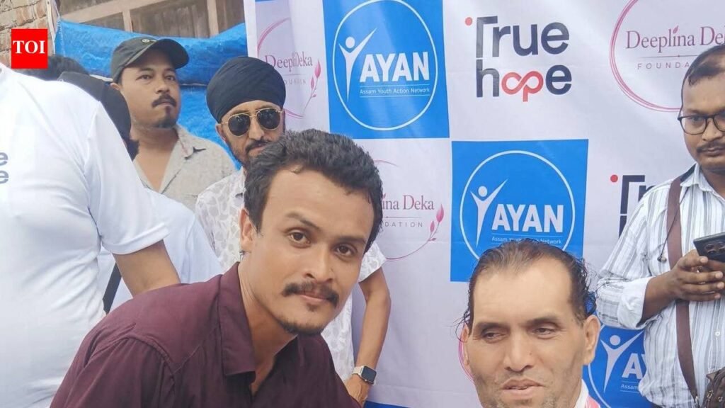 Wrestling legend Khali brings relief to Sivasagar’s flood-hit community | Guwahati News