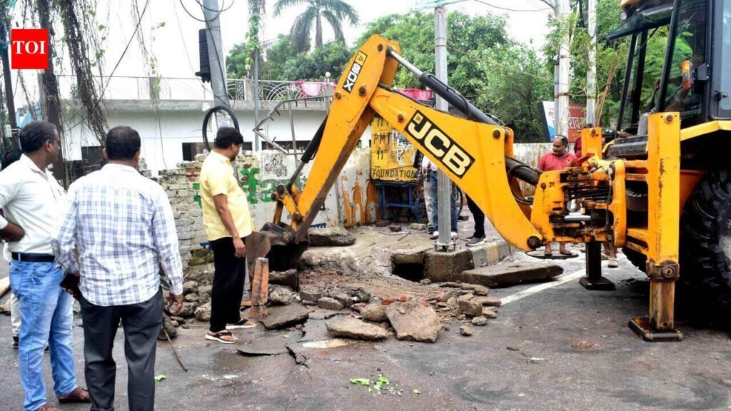 Water drained from most areas; civic body eyes drainage overhaul | Prayagraj News