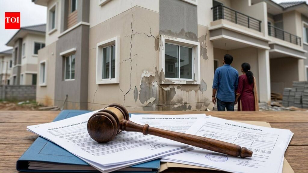 Defective house, inferior materials: Consumer panel orders builder to pay Rs 25 lakh