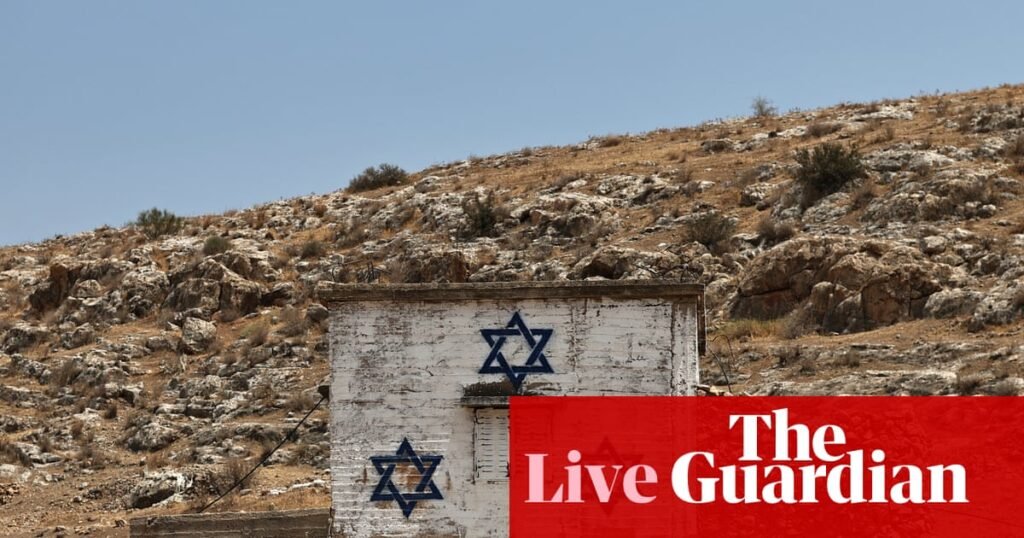 Ban on goods from occupied West Bank would help protect two-state solution, says Emily Thornberry – UK politics live | Politics