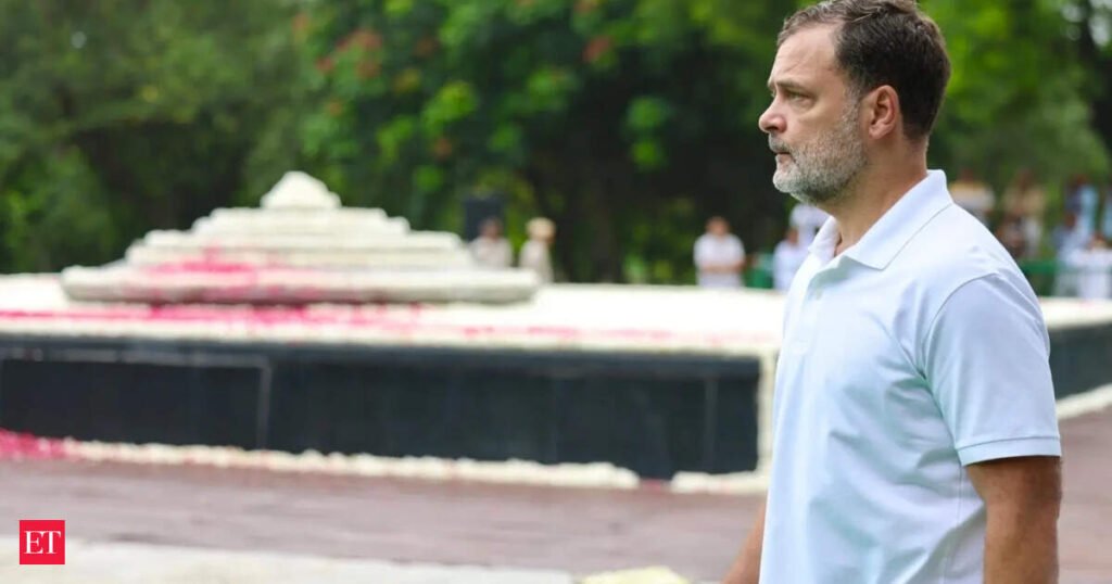 Rahul Gandhi stages sit-in with student over alleged pellet-gun use at protest