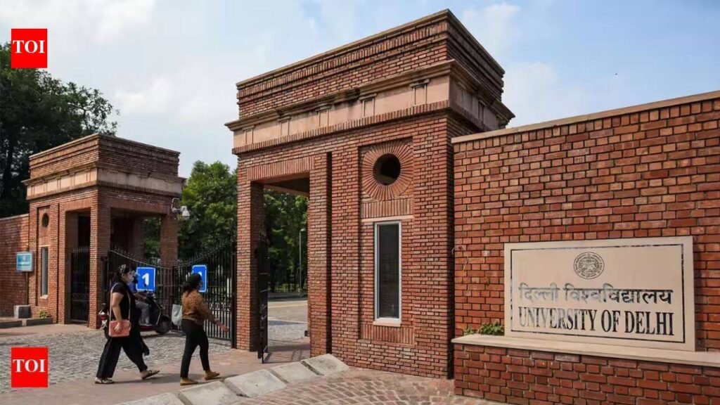 DU opens direct PhD path for this year’s FYUP grads | Delhi News