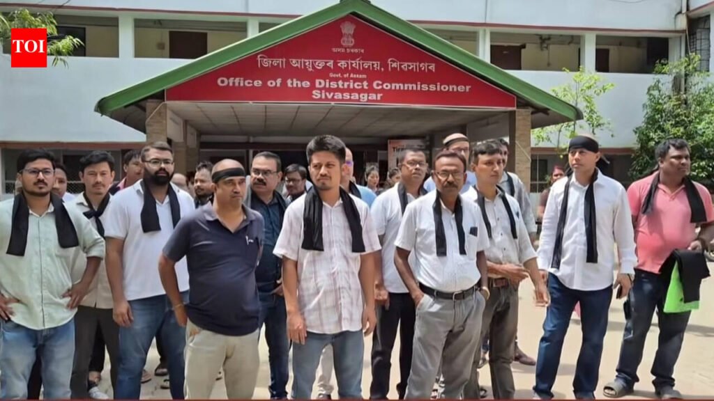 Office staff boycott work, claim Akhil misbehaved with Sivasagar DC | Guwahati News