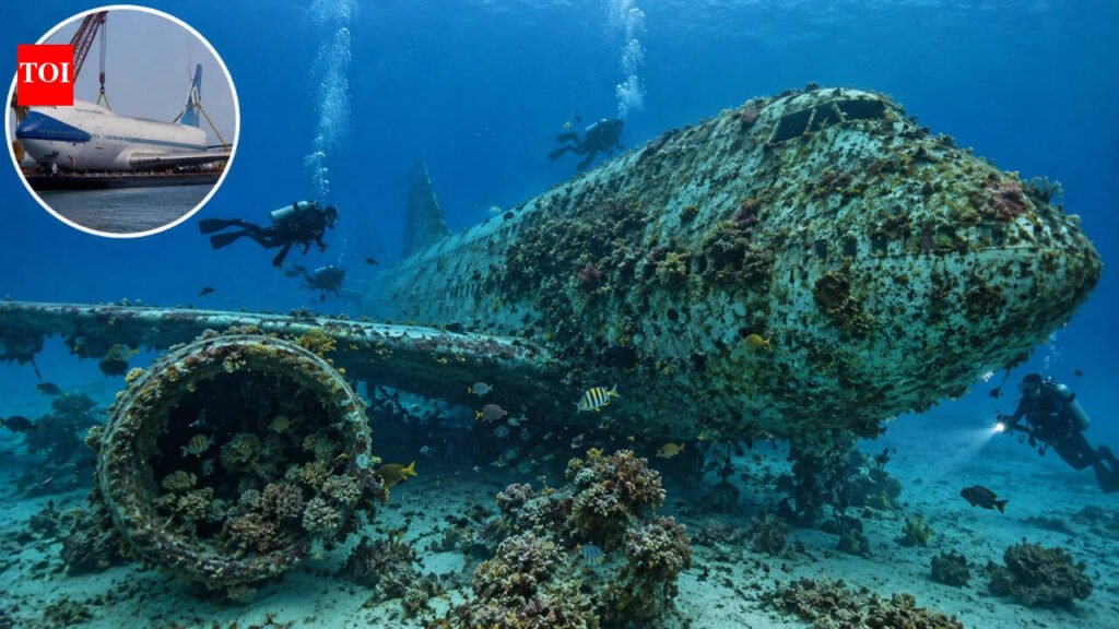In 2019, Bahrain sank a 70-metre Boeing 747 in 22 metres of water, making the jumbo jet the centrepiece of a 100,000-square-metre reef park | World News