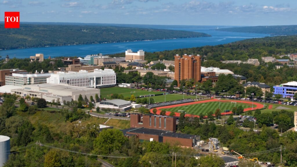In 2000, Cornell began pulling 39°F water from 250 feet below Cayuga Lake to cool its campus; the system now cuts cooling energy use by about 85%