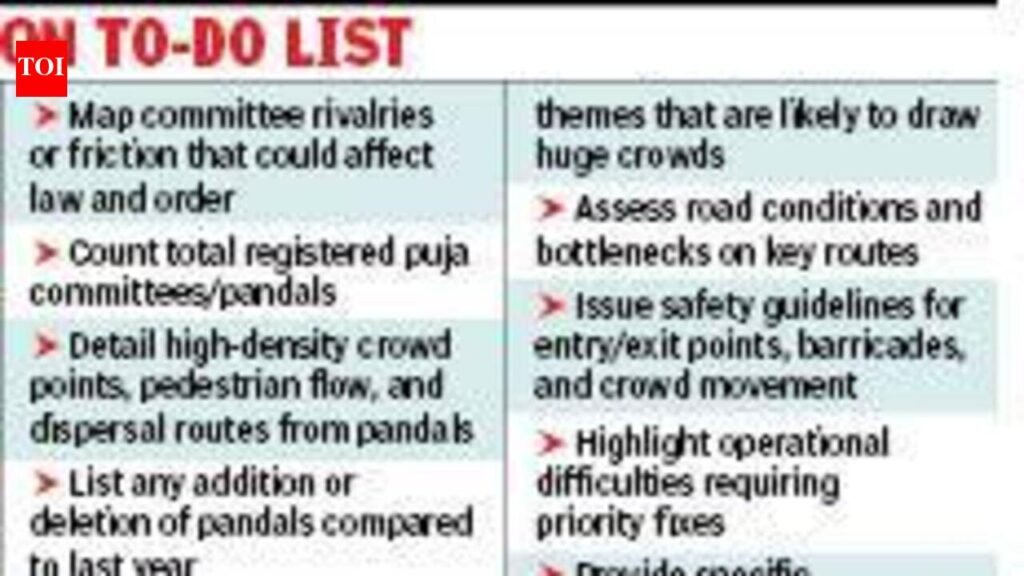 Monitor puja committee infighting, CP tells cops | Kolkata News