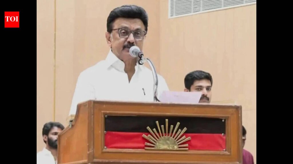 DMK sets 70-year age cap for district secretaries, limits tenure to 2 terms | Chennai News