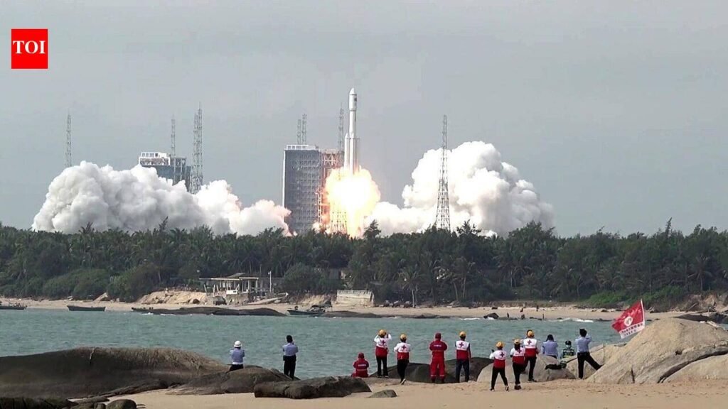 Thousands of tourists now crowd beaches around China’s Wenchang spaceport to watch rockets launch, turning a once-secretive space programme into a booming mix of tourism, art and entertainment
