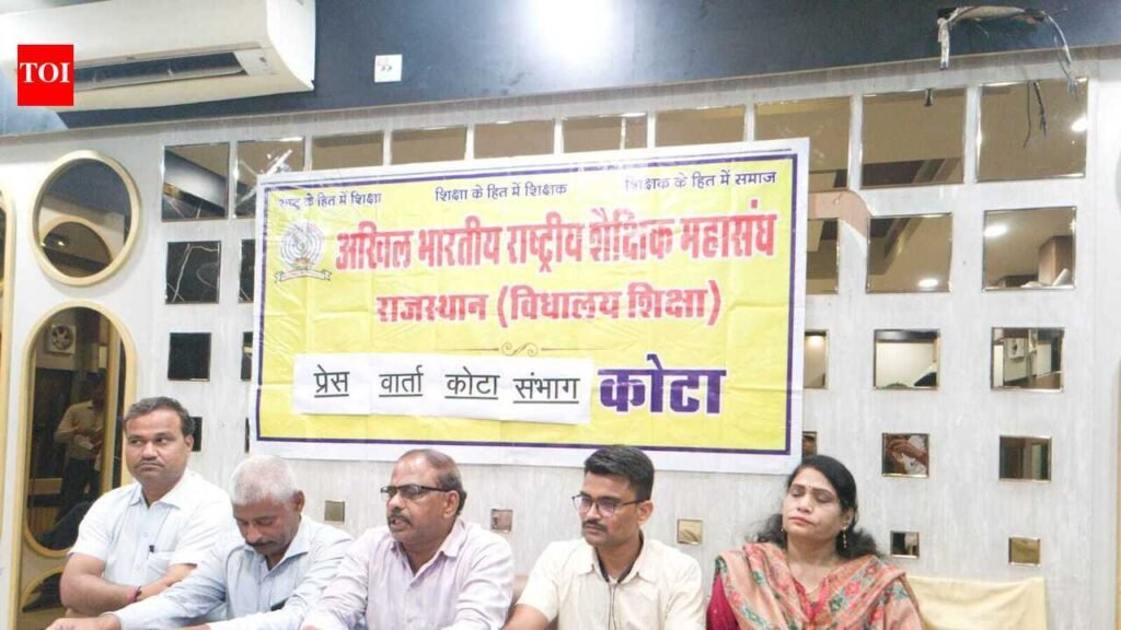 After CJP comes knocking, teachers’ body says parties must keep politics out of govt schools | Jaipur News