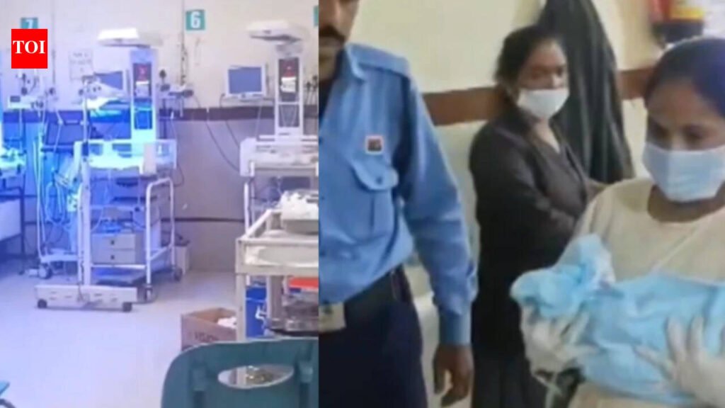MP shocker: Newborn dies, 2 suffer burns after warmer machine catches fire | Bhopal News
