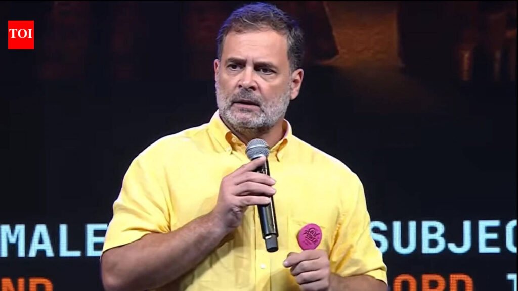 ‘You don’t belong to anyone else, but yourself’: Rahul Gandhi’s message to young women | India News