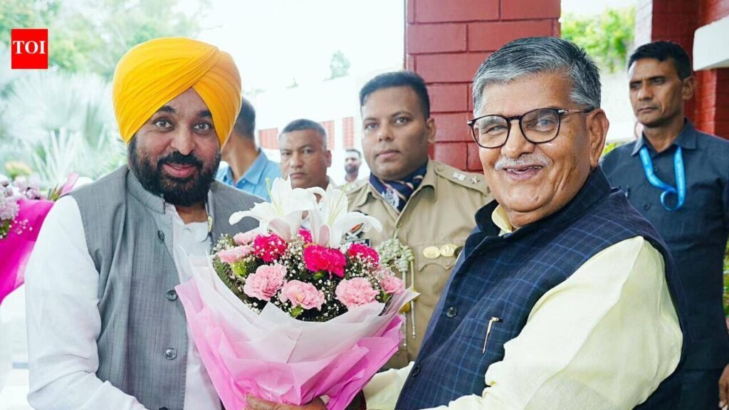 CM Mann meets governor Kataria | Chandigarh News