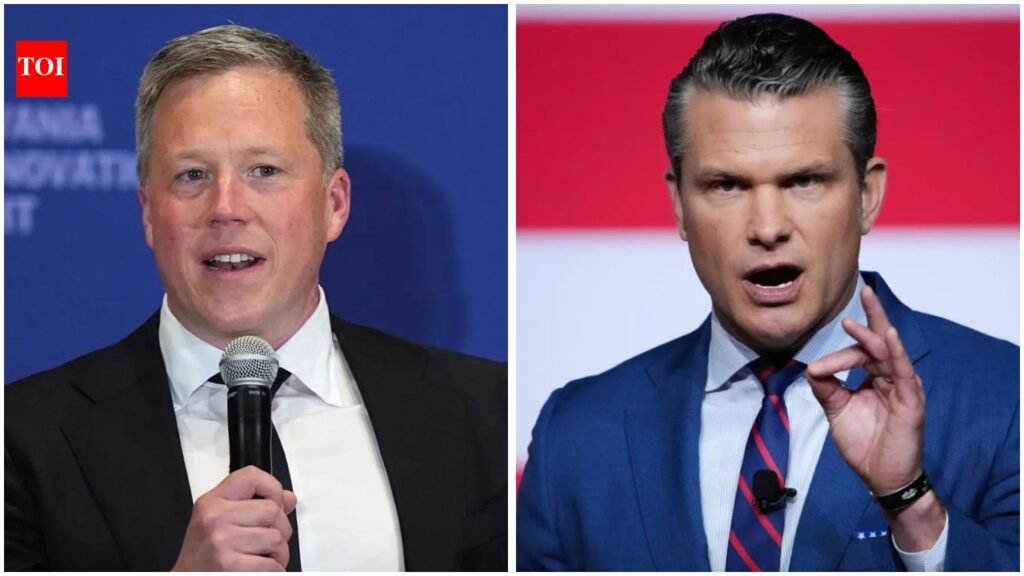Dan Driscoll Resignation: Amid tensions with Pete Hegseth, US Army secretary Dan Driscoll to step down by year-end: Report