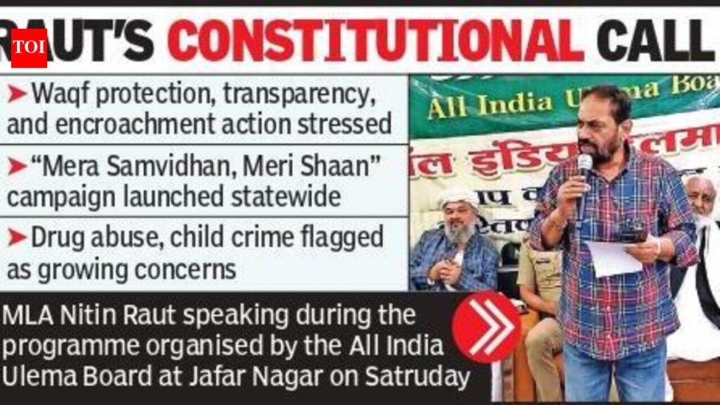 Constitution and Quran central to protecting community rights: Congress MLA Nitin Raut | Nagpur News