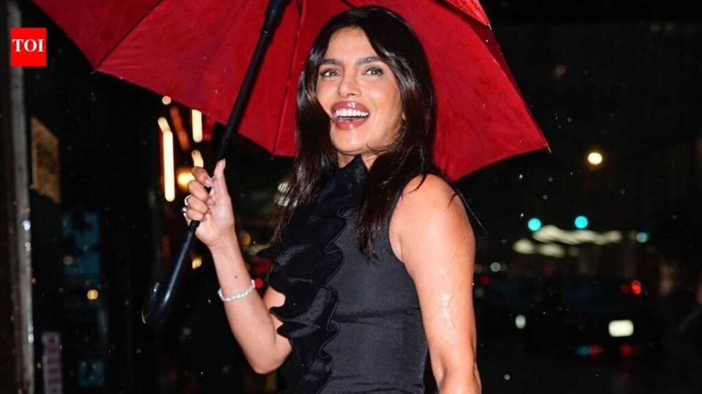 Priyanka Chopra stuns in a black maxi dress worth Rs 14 lakh at ‘The Cycle Of Love’ premiere in New York |