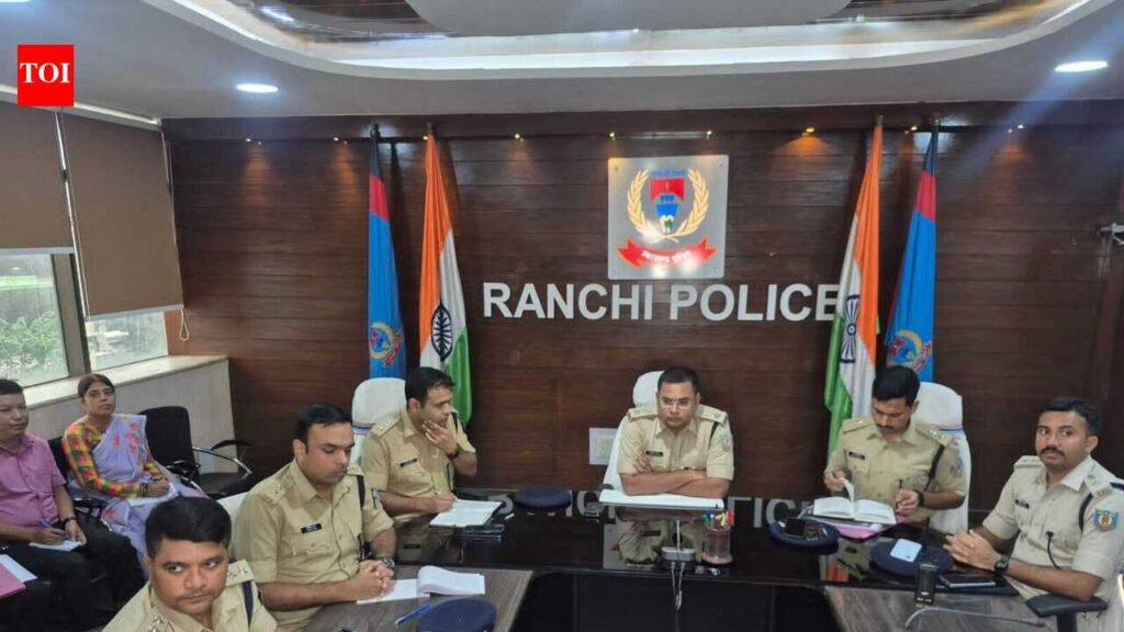 Ranchi SSP directs police to speed up disposal of crime and land dispute cases | Ranchi News