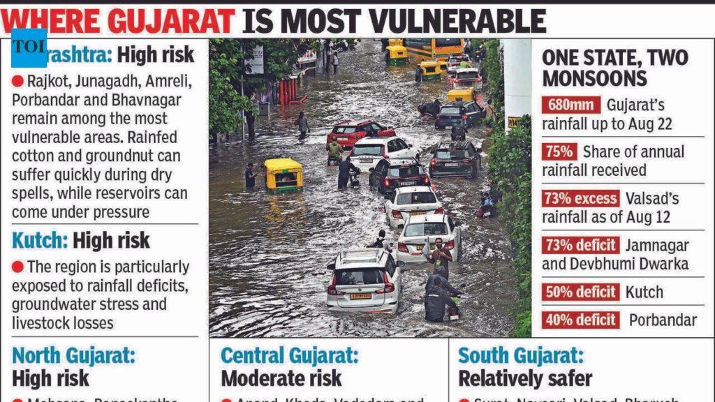 ICAR study cites El Nino effect for skewed monsoon | Vadodara News