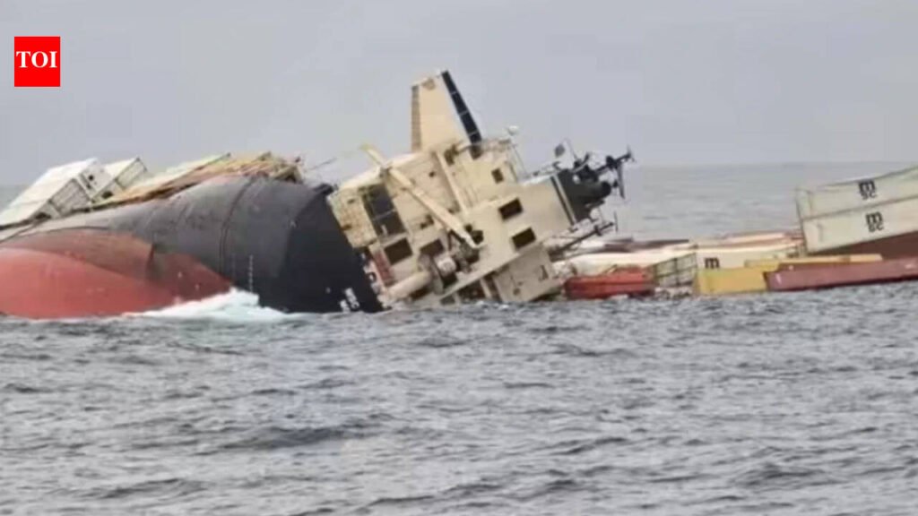 2 rescued, 22 missing after China-bound Panama-flagged cargo ship sinks off Odisha coast | Vijayawada News