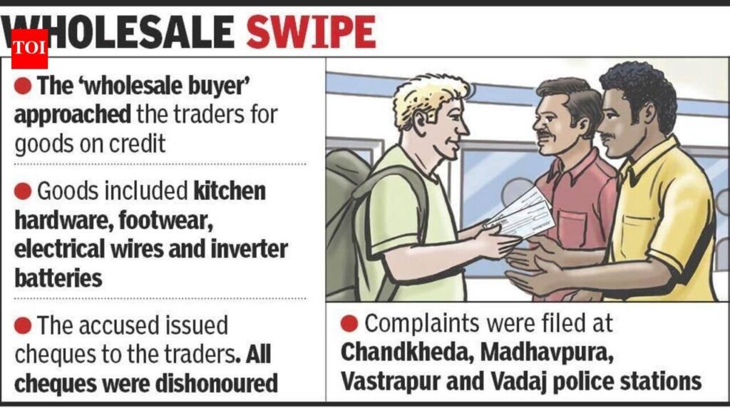 Five traders cheated of goods worth over ₹53L | Ahmedabad News