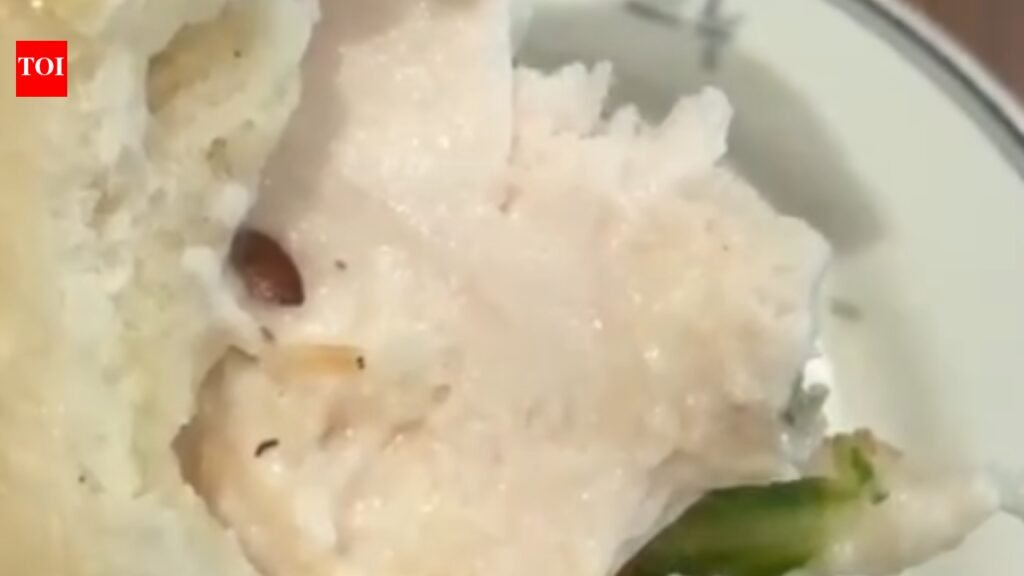 Customer finds live worm in food at high-end Gurgaon restaurant | Gurgaon News