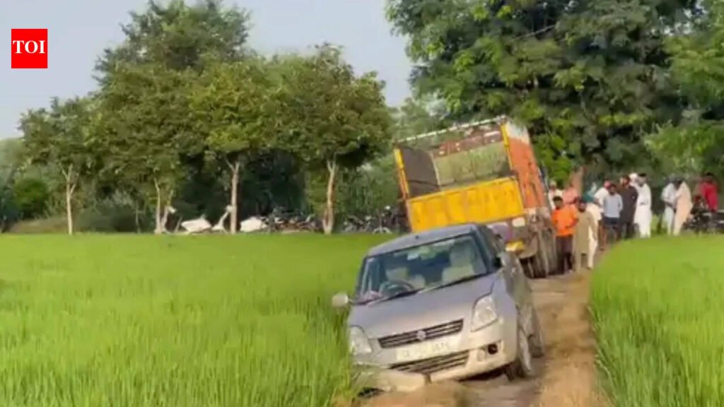 Muddy fields trap thieves’ vehicles, foil transformer heist | Chandigarh News