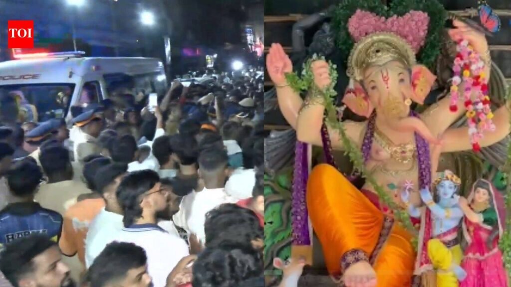Clash erupts in Mumbai after ‘eggs thrown’ at Ganpati procession; cops deployed | Mumbai News