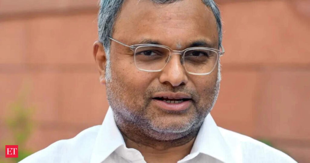Karti Chidambaram defends Congress’ national song stance, hits back at BJP