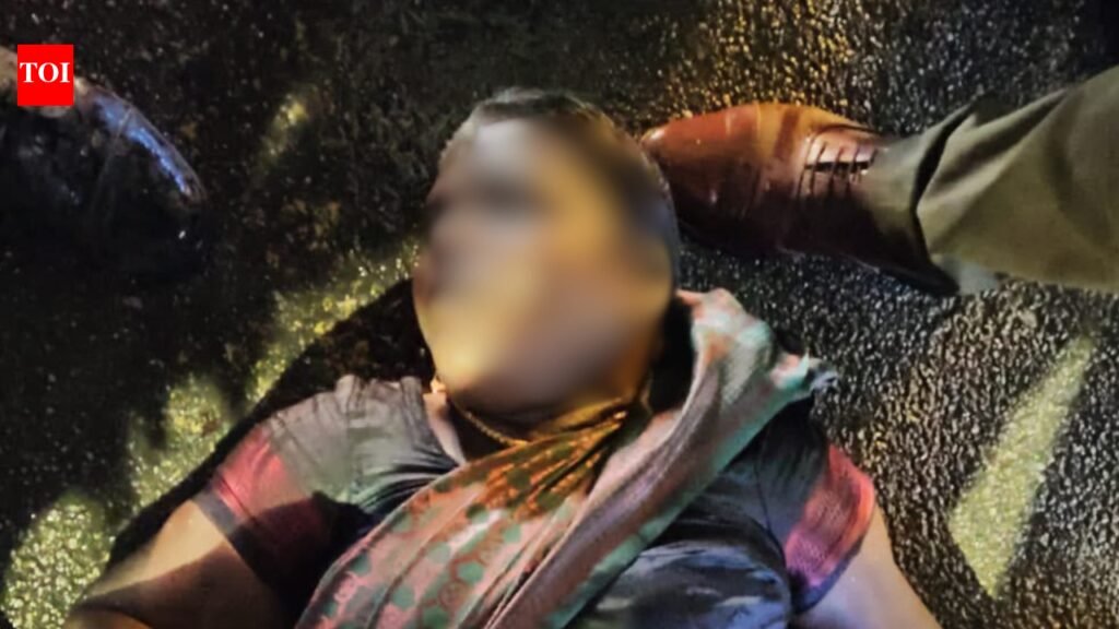 59-year-old woman dies after falling into rainwater-filled pit in Chennai | Chennai News