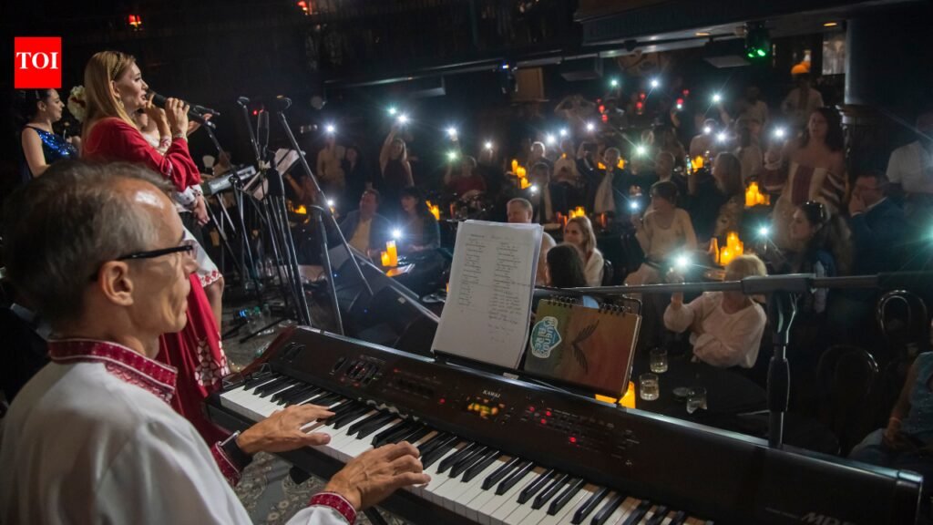 Food and music blend at Ukraine’s 35th Independence gala in Delhi | Delhi News