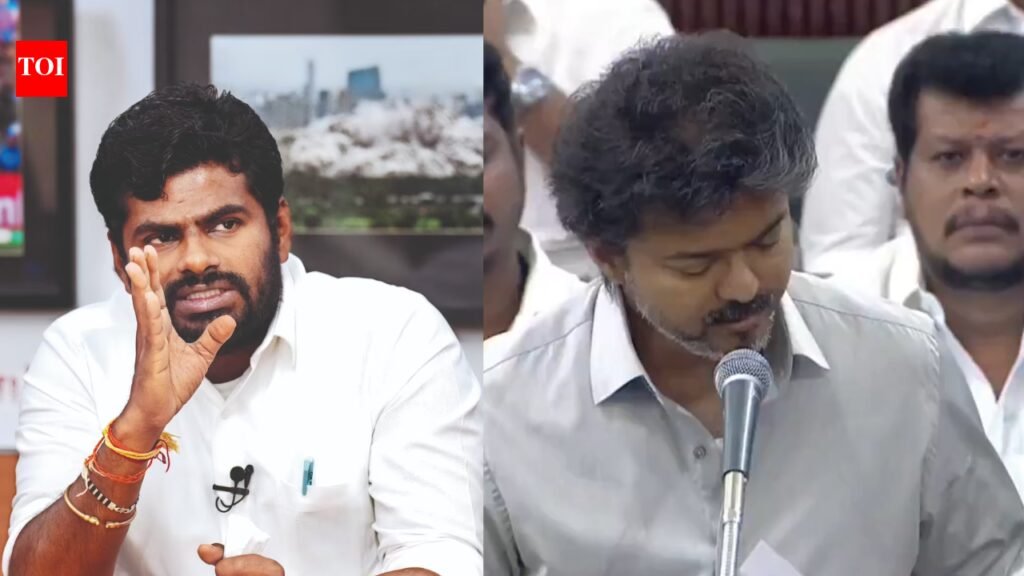 ‘Could take at least 10 years’: Annamalai opposes TVK govt decision to scrap Parandur airport project | Chennai News