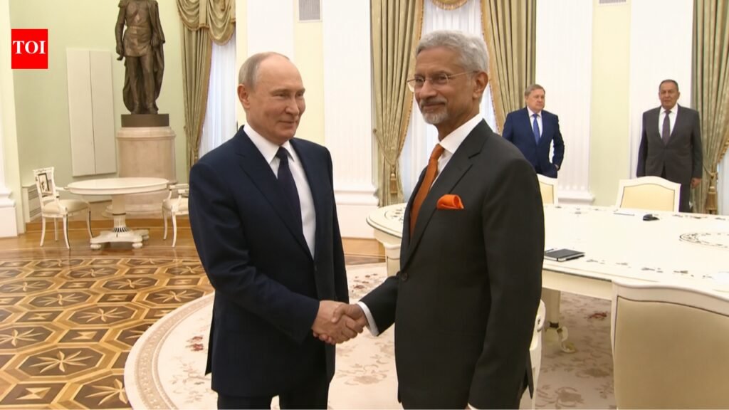Putin credits PM Modi for growing Russia-India trade in talks with EAM Jaishankar | India News