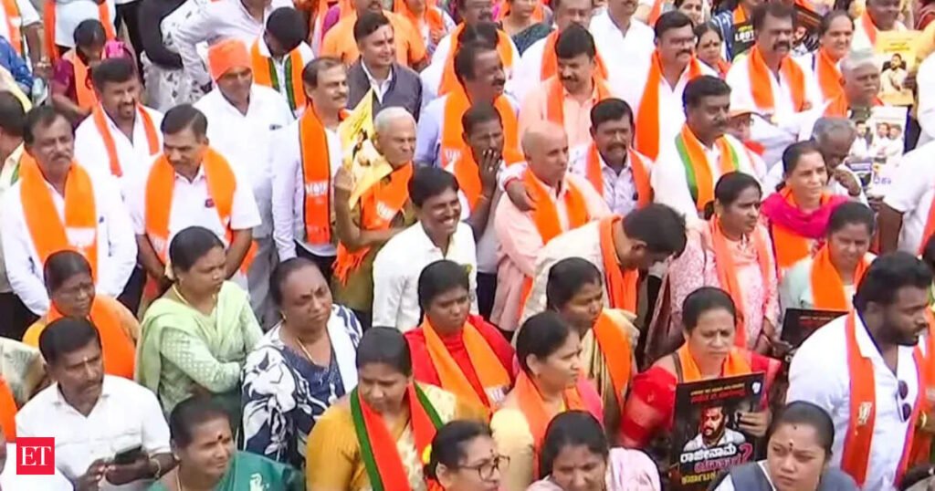 Karnataka BJP escalates Valmiki scam fight, plans overnight Assembly dharna