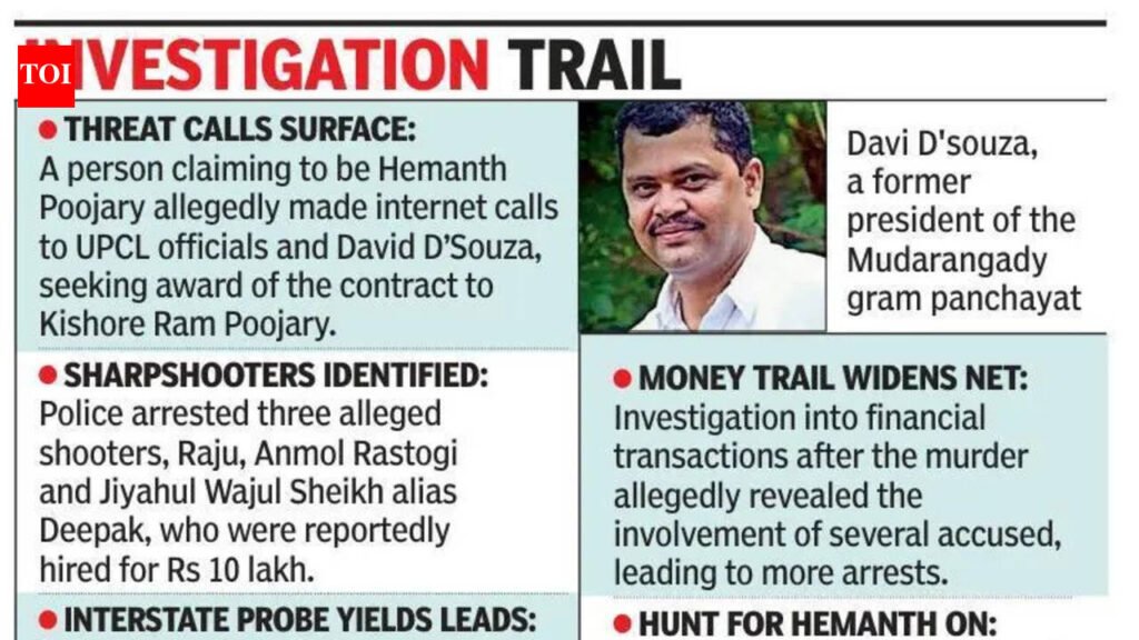 UPCL contract dispute led to D’Souza murder: Cops | Mangaluru News