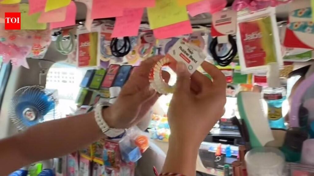 Toothbrushes, socks, cat food and more: Bangkok taxi goes viral for unusual free service, passengers can take essentials without paying