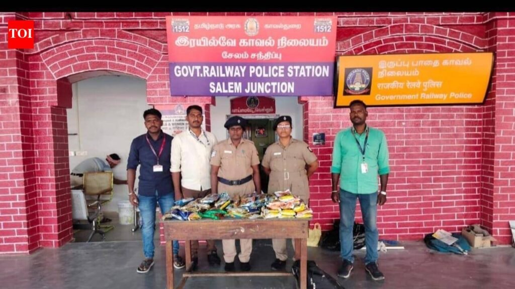 11kg gutka seized from train near Salem railway station | Coimbatore News