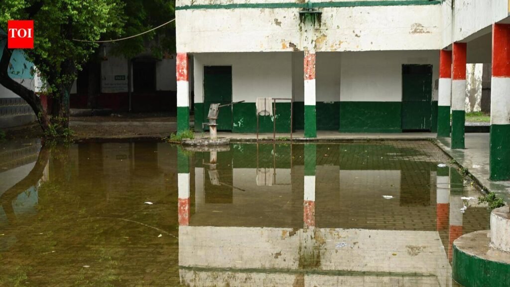Amid infra protests, school toilets come under scanner in Noida | Noida News