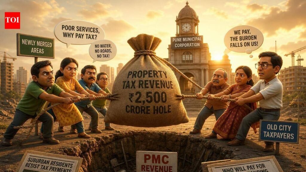 Rs 2,500-crore tax arrears from merged areas squeeze PMC finances | Pune News