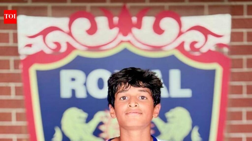 Jaipur’s Royal Football Club captain Rannanjay Singh Bhati selected for India U-15 FIFA World Cup camp trials | Jaipur News
