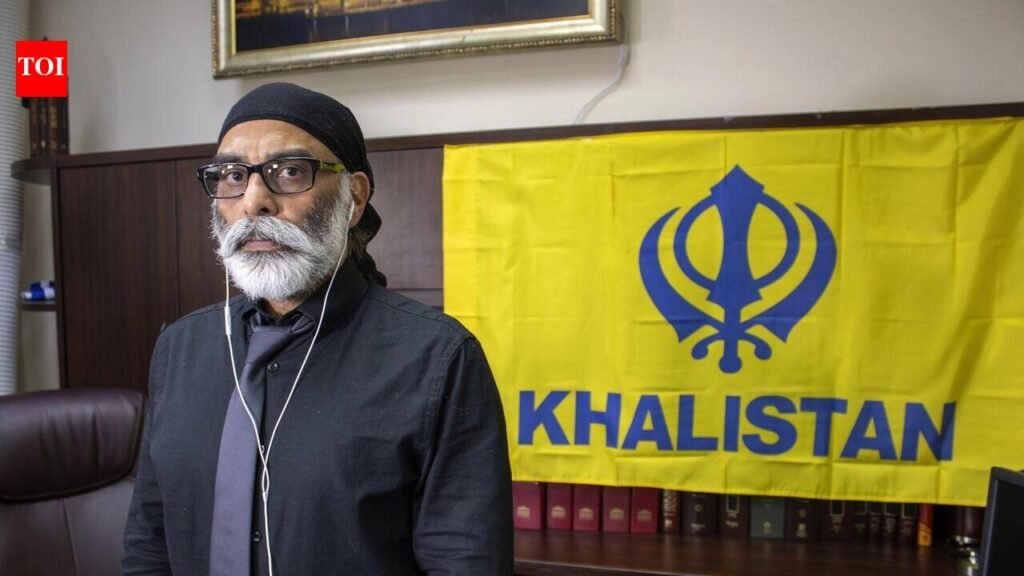 Khalistani terrorist Pannun claims FBI, RCMP warned him of credible threat to life | Chandigarh News
