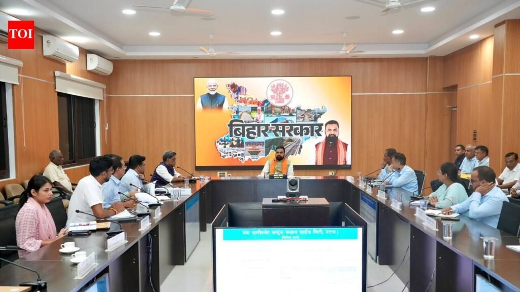 Samrat reviews projects worth more than Rs 100 crore | Patna News