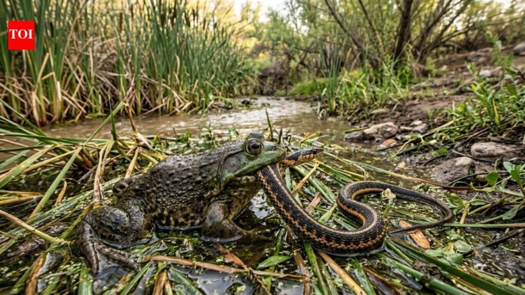 In 1920, Arizona introduced bullfrogs as a game species and food source; a century later, the invasive frogs are threatening the Northern Mexican gartersnake |