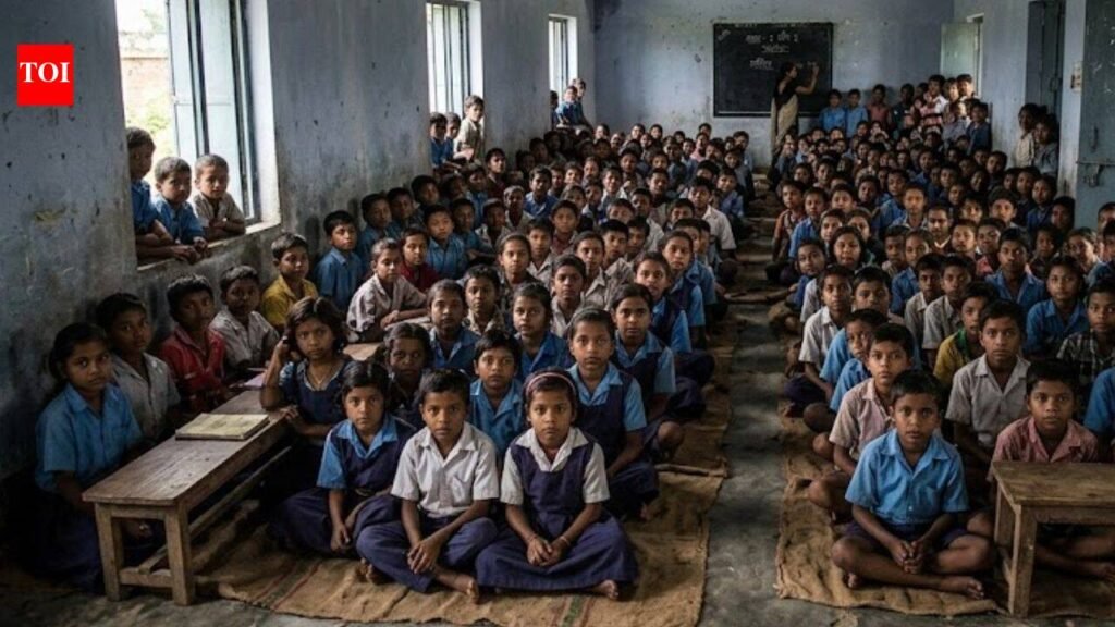 2 of 3 classrooms used for fodder, cattle; 200 Rohtas students left to share one room | Patna News