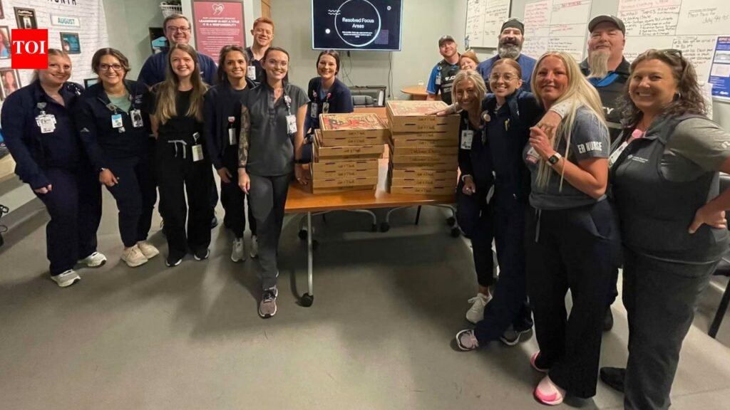 Wyoming pizza shop gets fake $300 order for 18 pizzas, owner donates entire batch to hospital as former employee volunteers to deliver them to emergency room | World News