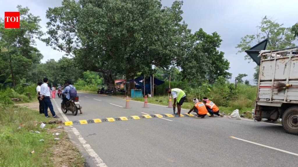 West Singhbhum administration steps up road-safety measures at accident-prone stretches | Ranchi News