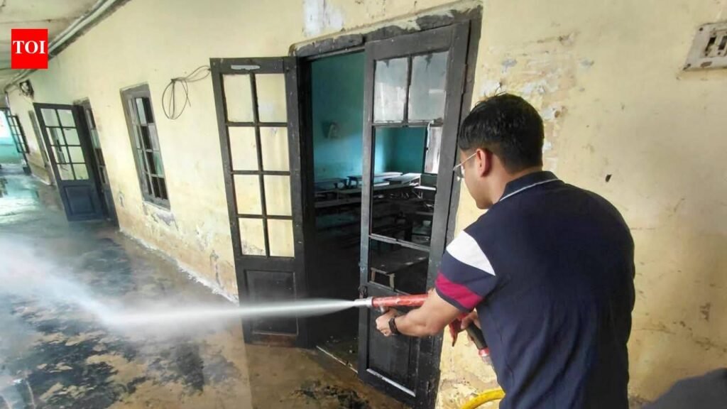 Silt cleared, repairs under way as flood-hit 49 Sivasagar schools prepare to reopen on Aug 31 | Guwahati News