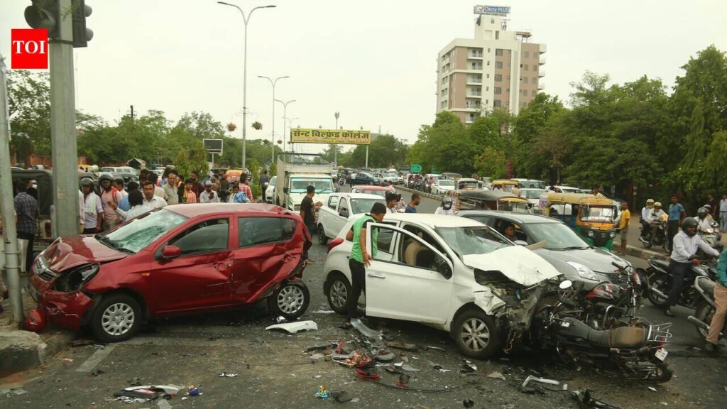 CAG finds road accident data mismatch as health dept records 3x police figure | Jaipur News